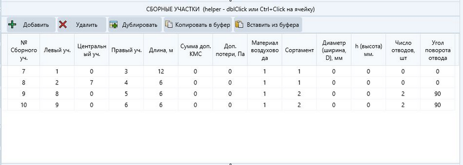 Сборные участки
